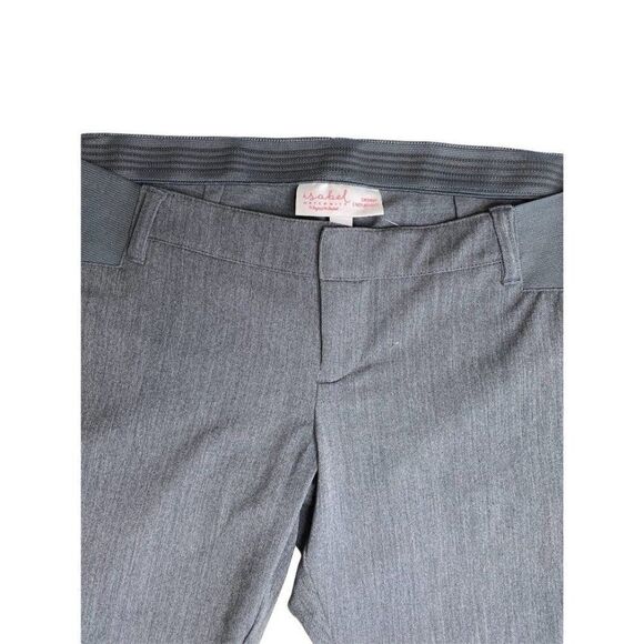 Isabel Maternity Side-Panel Leggings Womens Grey 6 Medium Elastic Comfort Waist‎ - Picture 8 of 10